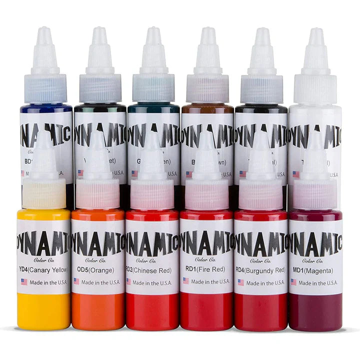 Dynamic Tattoo Ink – 1oz OG Color Set